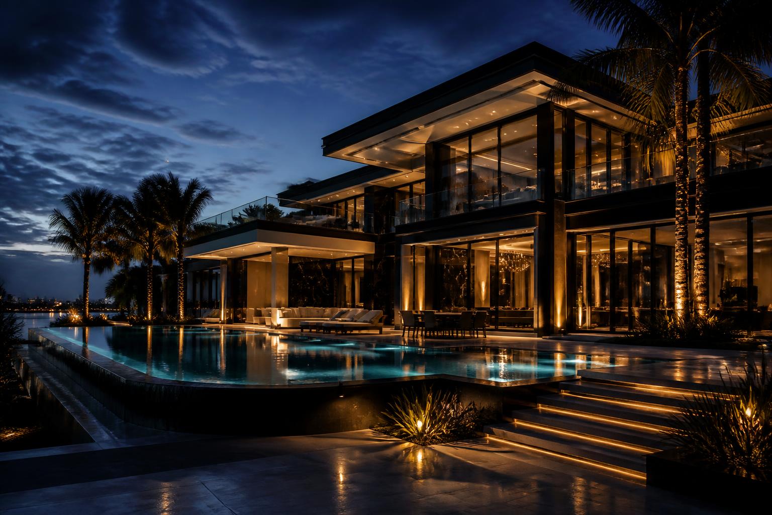 Modern luxury construction project in Miami
